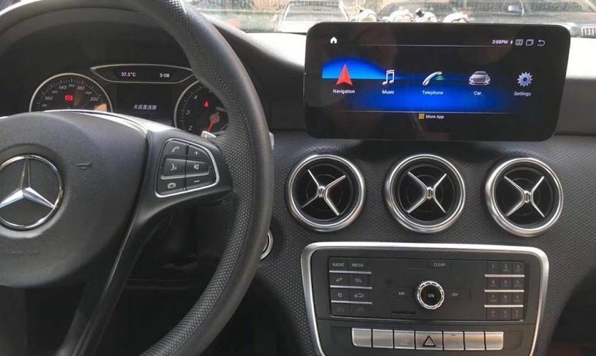 Multimédia Android Mercedes Classe A, CLA, GLA e G com GPS USB Bluetooth 2015 2016 2017 2018 NTG 5.0